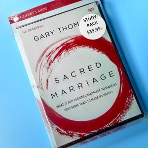Sacred Marriage Study Pack Gary Thomas Participants Guide Book w DVD 6 Sessions